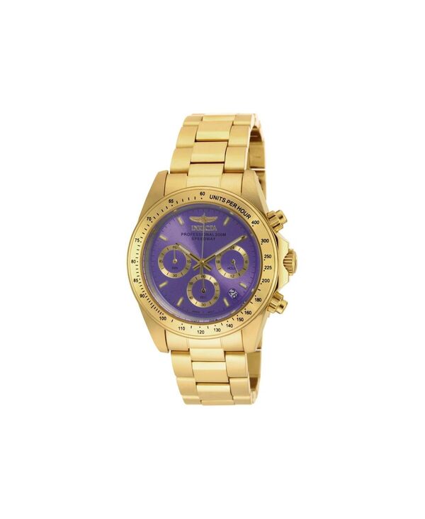 インビクタ レディース アクセサリー 腕時計 Invicta Women's 18257 Speedway Quartz Chronograph Purple Dial Watch Gold ゴールド 27,860円