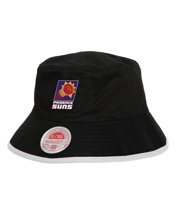 ミッチェル&ネス メンズ アクセサリー 帽子 Mitchell & Ness Men's Black/Purple Phoenix Suns Flip It Reversible Bucket Hat Black Purple ブラック|ReVida 店