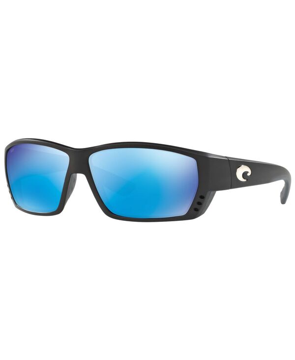 コスタデルマール メンズ 付属品 サングラス・アイウェア Costa Del Mar Men\u0027s Polarized Sunglasses Tuna Alley BLACK/ BLUE MIRROR POLAR 黒いこと