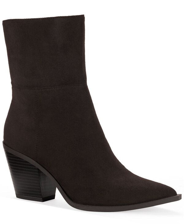 ワイルド ペアー レディース シューズ ブーツ・レインブーツ Wild Pair Women's Lennonn Pointy Toe Booties Rich Truffle Microsuede