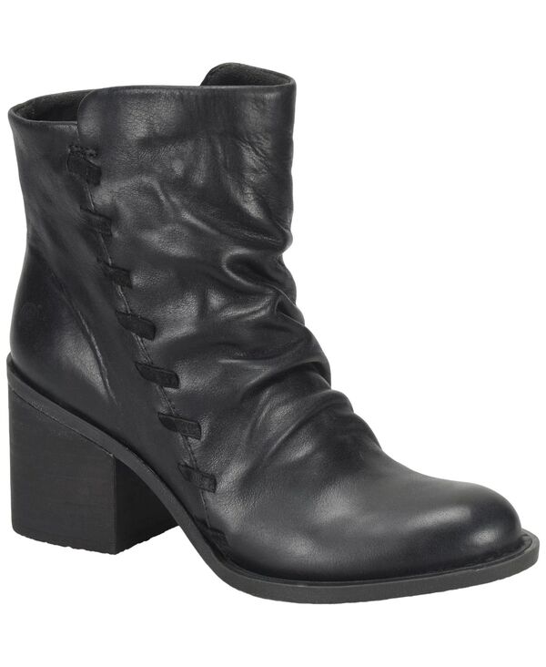 ボーン レディース シューズ ブーツ・レインブーツ ヒール Born Women's Toni Block Heel Booties Black ブラック｜ReVida 店
