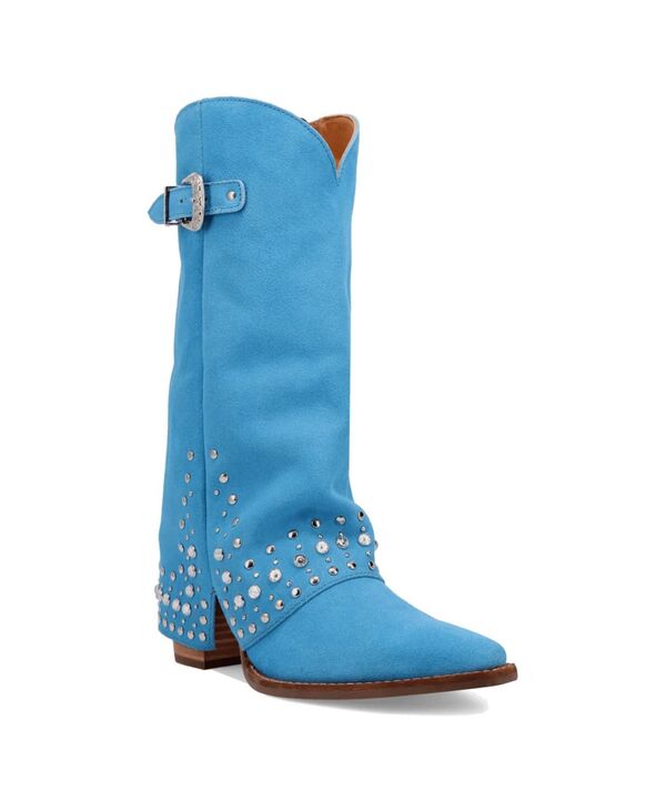 ディンゴ レディース シューズ ブーツ・レインブーツ スエード ブーツ レザー Dingo Women's Howdy Honey Suede Leather Boot Blue ブルー