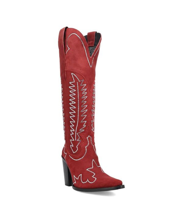 ディンゴ レディース シューズ ブーツ・レインブーツ スエード ブーツ レザー Dingo Women's Double Take Suede Leather Boot Red レッド