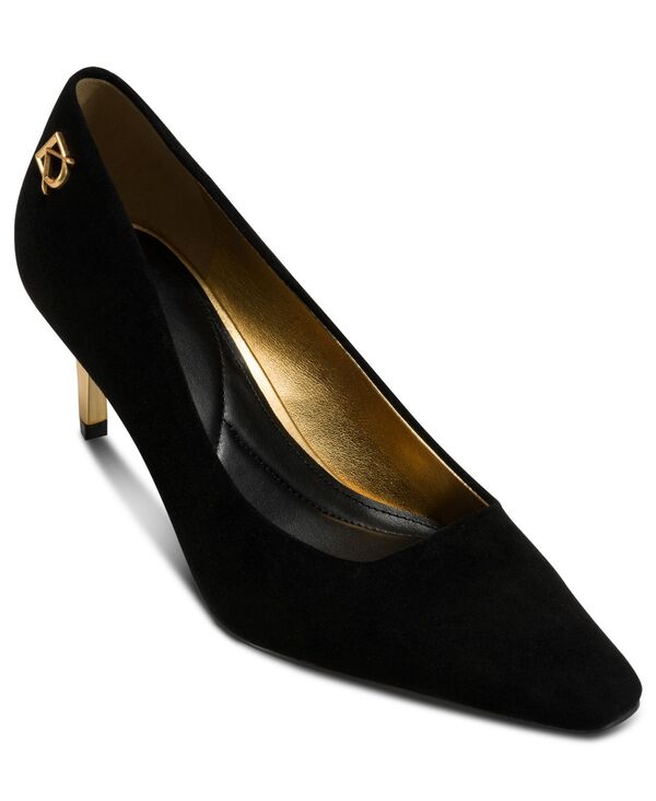 ダナ キャラン ニューヨーク州 レディース シューズ パンプス 踵 Donna Karan New York Women\u0027s Savita Mid Stiletto Heel Pumps Black 黒いこと