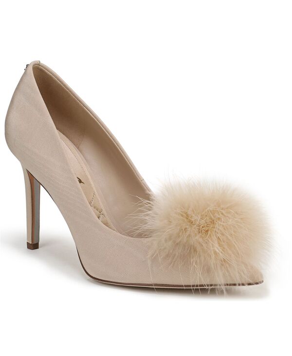 サムエデルマン レディース シューズ パンプス プラスサイズ Sam Edelman Women's Hazel Plush Pumps Honey Sand Fabric サンド