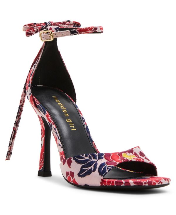 マッデンガール レディース シューズ サンダル ヒール Madden Girl Women's Bambie Bow High-Heel Dress Sandals Bright Floral Tapesty