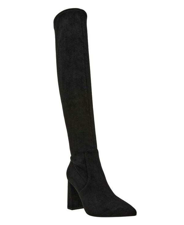 ワイルド ペアー レディース シューズ ブーツ・レインブーツ Wild Pair Women's Inehz Pointed Toe Over-The-Knee Boots Black ブラック