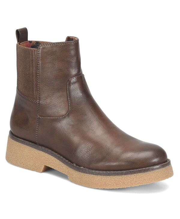 ビーオーシー レディース シューズ ブーツ・レインブーツ b.o.c. Jayla Zipper Booties Dark Brown ブラウン|ReVida 店