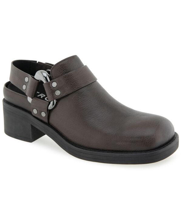 エアロソールズ レディース シューズ ブーツ・レインブーツ Aerosoles Women's Maya Moto Shooties Java waxy leather|ReVida 店