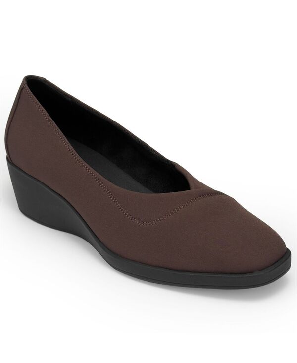 エアロソールズ レディース シューズ パンプス Aerosoles Women\u0027s Taka Wedge Pump Fango stretch gabardine