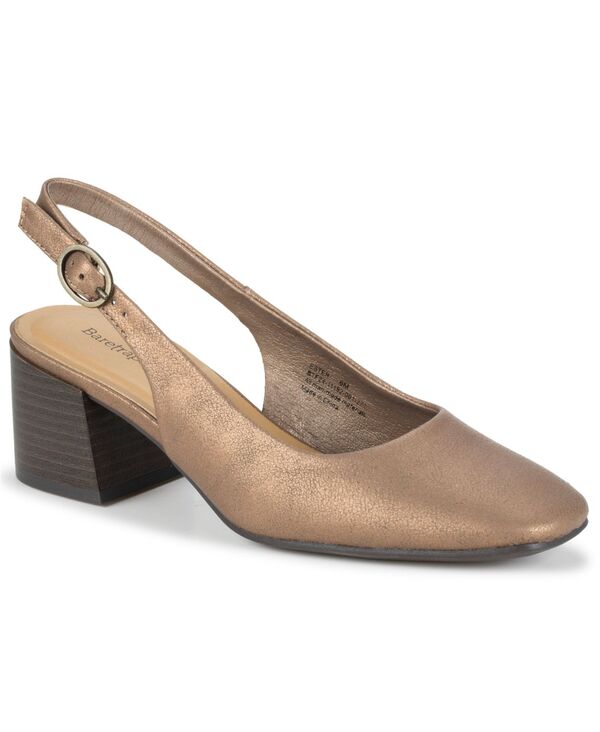 ベアトラップス レディース シューズ パンプス ヒール Baretraps Women's Ester Block Heel Slingback Pumps Bronze