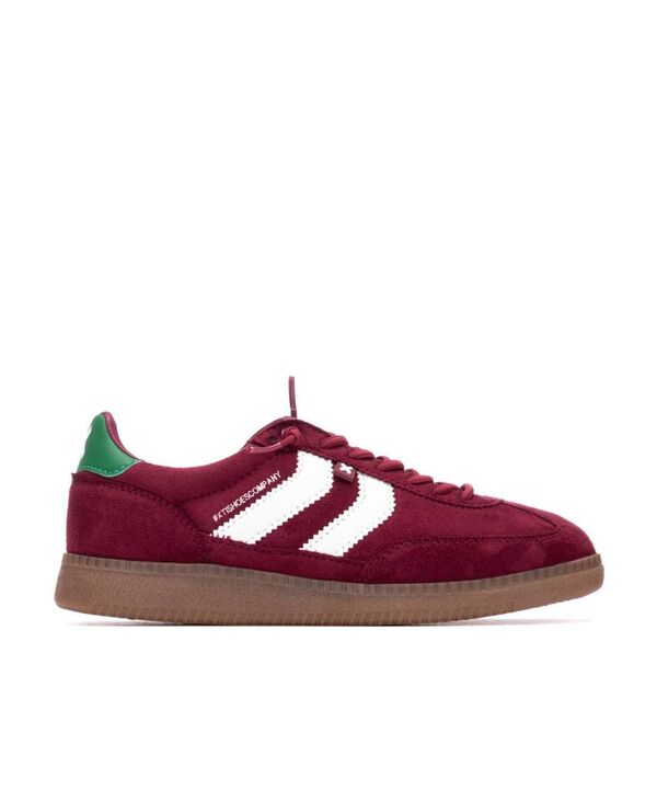 キシタイ レディース シューズ スニーカー スエード Women's Suede Casual Sneakers By XTI Burgundy バーガンディ 27,216円