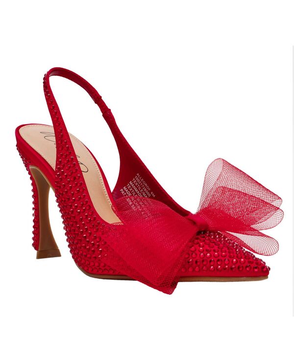 ワイルド ペアー レディース シューズ パンプス Wild Pair Alegro Bow Slingback Pumps Red レッド