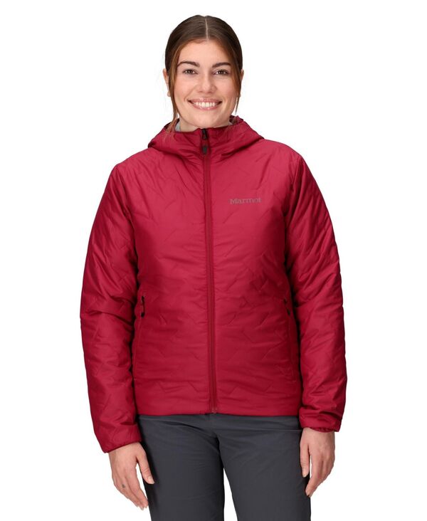 マーモット レディース アウター ジャケット・ブルゾン Marmot Women's MonoQuilt Hoody Red Mulberry レッド