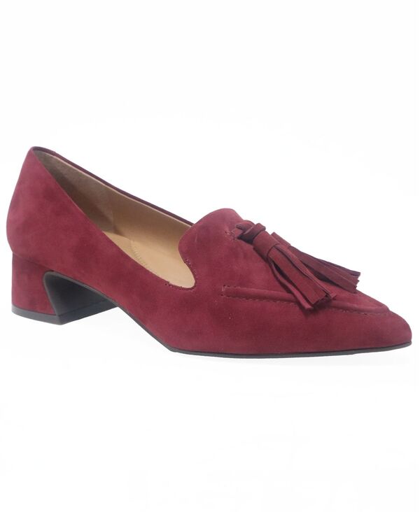 ジェントルソウルズ レディース シューズ パンプス Gentle Souls Women\u0027s Glova Tassle Pointy Toe Pumps Wine Suede ぶどう酒