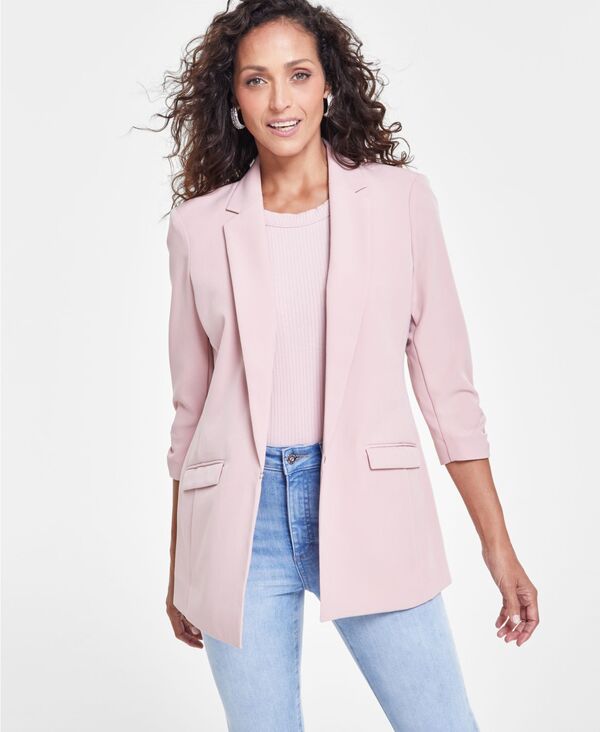 アイ.エヌ.シー インターナショナル コンセプト レディース アウター ジャケット・ブルゾン ブレザー I.N.C. International Concepts Women's Menswear Blazer P/XS-4X Pale Mauve