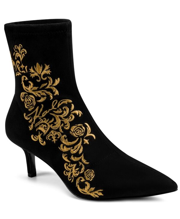 カール ラガーフェルド レディース シューズ ブーツ・レインブーツ KARL LAGERFELD PARIS Rupali Rococo Booties Black ブラック