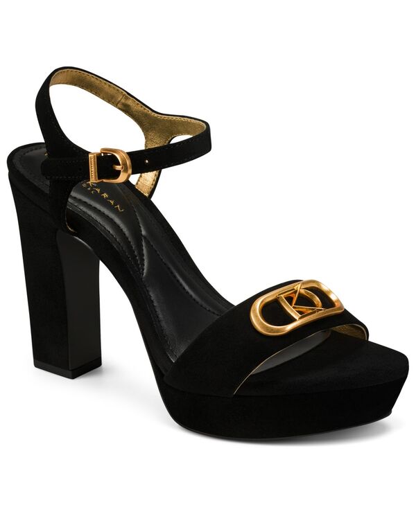 ダナ キャラン ニューヨーク レディース シューズ サンダル プラットフォーム Donna Karan New York Women's Shepard - Platform Sandals Black ブラック
