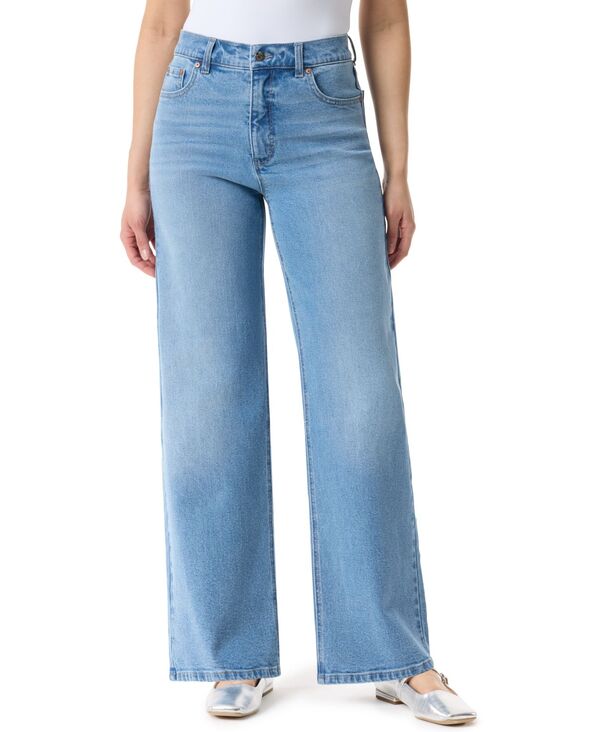 グロリアバンデービルト レディース ボトムス デニムパンツ リラックスフィット ジーンズ Gloria Vanderbilt Women's Relaxed Fit Wide-Leg Jeans Autry Wash Whiskers