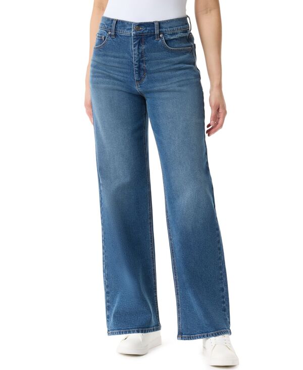 グロリアバンデービルト レディース ボトムス デニムパンツ リラックスフィット ジーンズ Gloria Vanderbilt Women's Relaxed Fit Wide-Leg Jeans Gallatin Wash Whiskers