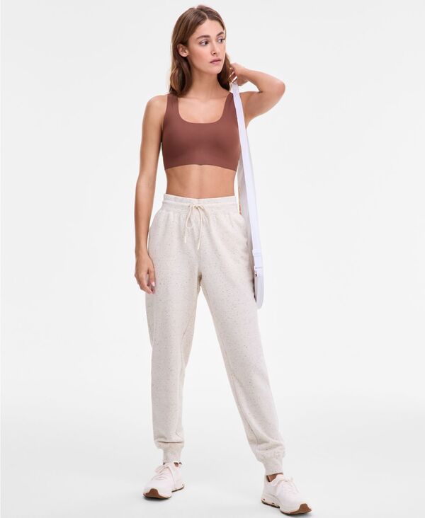 イデオロギー レディース ボトムス カジュアルパンツ プリント パンツ フリース ID Ideology Women Printed Fleece Jogger Pants Tofu Neppy