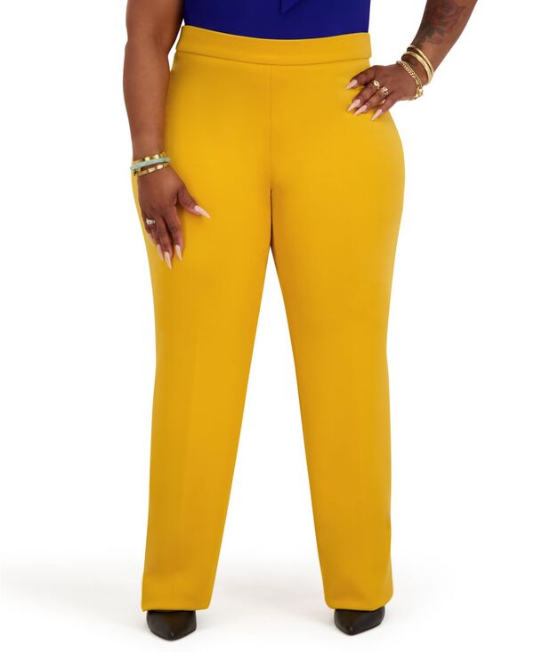 カスパール レディース ボトムス カジュアルパンツ パンツ Kasper Women's Pull-On Trousers Gold ゴールド