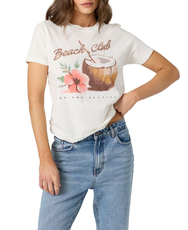オニール レディース トップス シャツ Tシャツ O'Neill Women's Coconut Seaside Short Sleeve T-Shirt Winter White ホワイト
