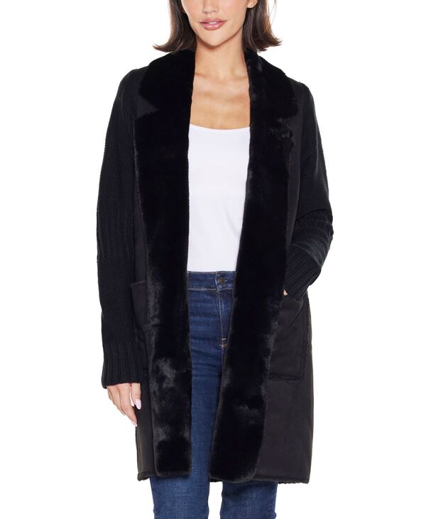 ベルディーニ レディース アウター ニット・セーター セーター カーディガン Belldini Women's Black Label Cardigan Sweater Black ブラック