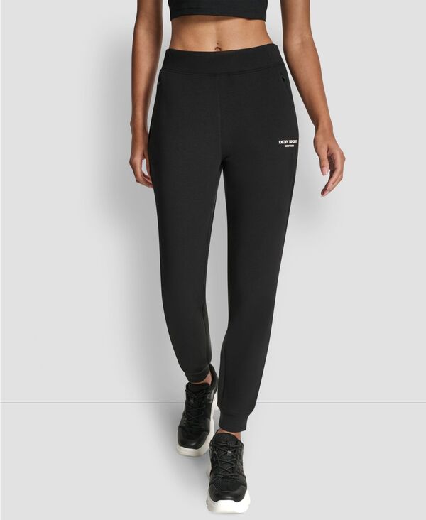 ダナ キャラン ニューヨーク レディース ボトムス カジュアルパンツ スキューバ アンクル DKNY Women's Brooklyn Scuba Mid Rise Ankle Length Jogger Black ブラック