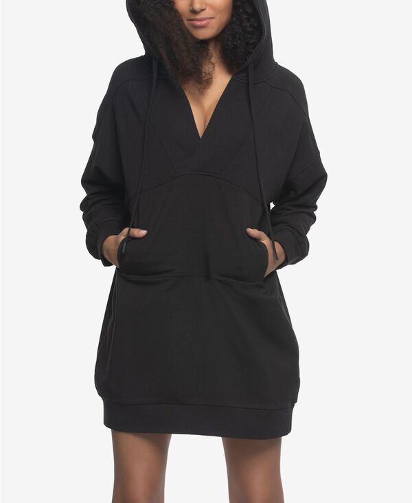 フェリナ レディース アンダーウェア ナイトウェア パイル スウェット シャツ パーカー Felina Women's Regular Kimora French Terry Sweatshirt Hoodie Black ブラック