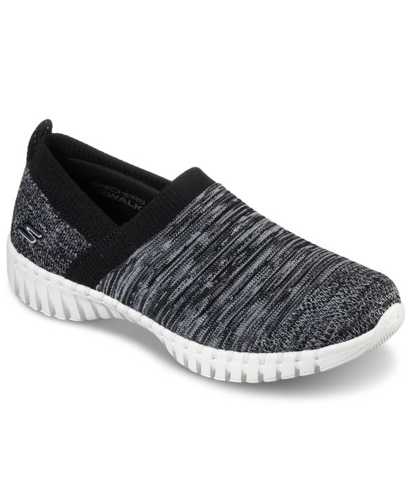 安い 楽天市場 スケッチャーズ レディース スニーカー シューズ Women S Gowalk Smart Artistic Slip On Walking Sneakers From Finish Line Black White Revida 楽天市場店 正規品 Blog Belasartes Br