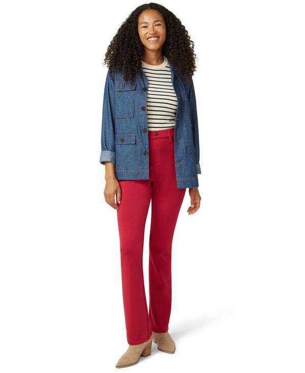 ヒュー レディース アンダーウェア ナイトウェア パンツ ジャージー Hue Women's Double Soft Jersey Pants Jester Red レッド 7,336円