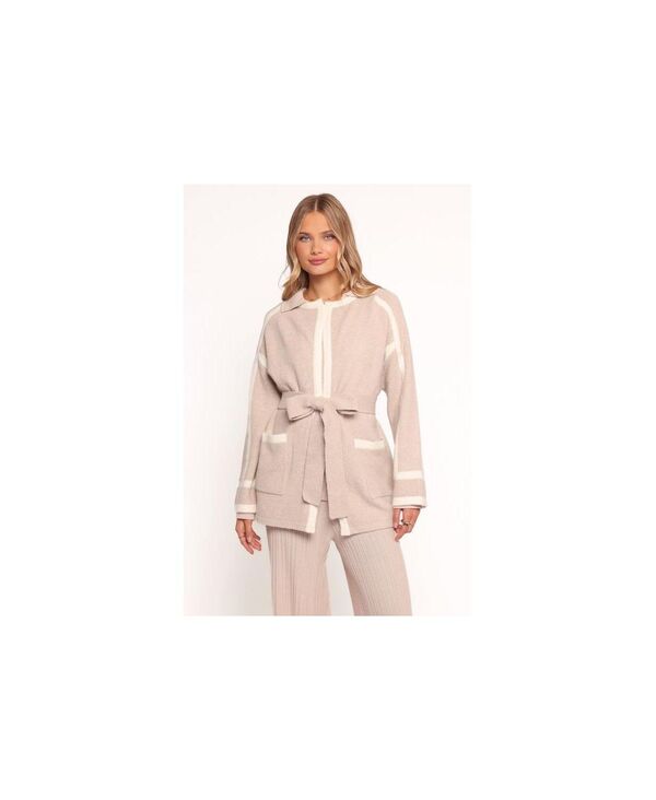 Petal and Pup レディース アウター ジャケット・ブルゾン コート Petal and Pup Women Maloney Tie Front Coatigan - Beige S/M Beige/khaki カーキ