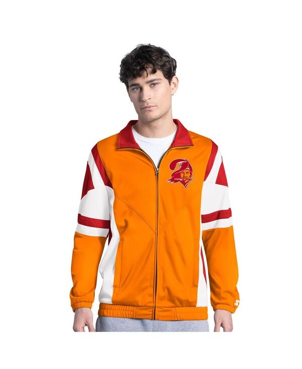 スターター メンズ アウター ジャケット・ブルゾン ロゴ ジャケット Starter Men'sOrange Tampa Bay Buccaneers Contender Logo Full-Zip Track Jacket Orange オレンジ