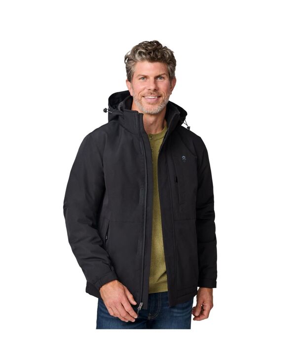 フリー カントリー メンズ アウター ジャケット・ブルゾン ジャケット Free Country Men's Denali Mid Weight Jacket Jet black ブラック 15,036円