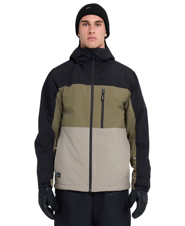 クイックシルバー メンズ アウター ジャケット・ブルゾン 長袖 ジャケット Quiksilver Men Long-Sleeve Full-Zip Jacket Black ブラック