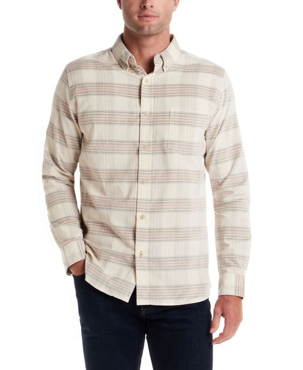 ウェザープルーフ メンズ トップス シャツ コーデュロイ Weatherproof Vintage Men's Plaid Corduroy Shirt Natural チェック