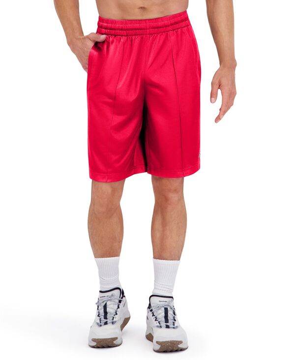 リーボック メンズ ボトムス ハーフパンツ・ショーツ レギュラーフィット ショートパンツ Reebok Men's Dazzle Regular Fit Shorts Vectored レッド｜ReVida 店 7,965円