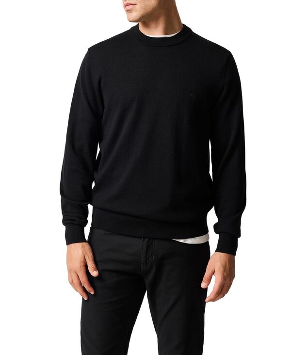 ロッドアンドグン メンズ アウター ニット・セーター ウール Rodd & Gunn Men's York Bay Merino Wool Sweater Onyx