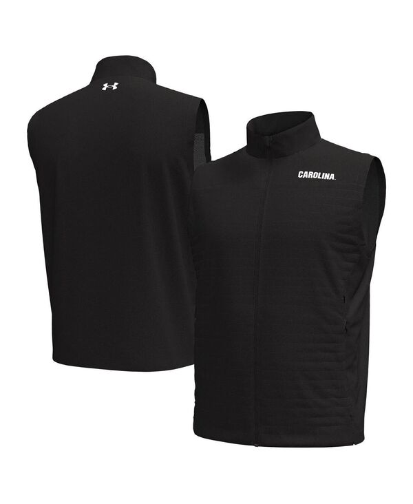 アンダーアーマー メンズ トップス ベスト Under Armour Men's Black South Carolina Gamecocks Drive Pro Storm Full-Zip Vest Black ブラック