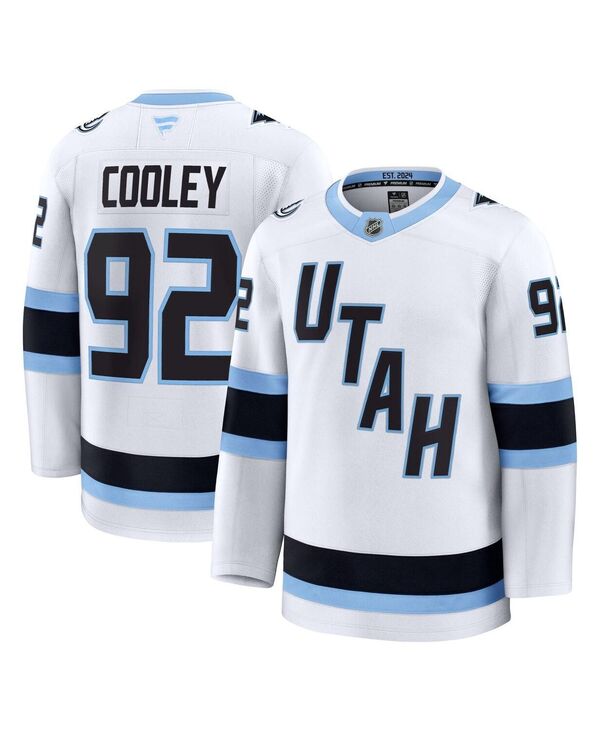 ファナティクス メンズ トップス シャツ ジャージー Fanatics Men's Logan Cooley White Utah Mammoth Away Premium Player Jersey White ホワイト｜ReVida 店