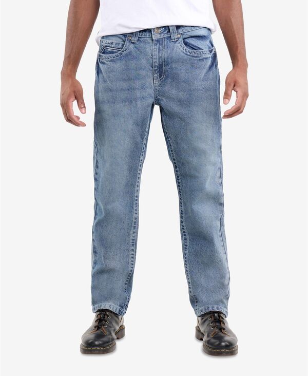 カルチュラ メンズ ボトムス デニムパンツ ジーンズ CULTURA Men'saddle Stitch Roman Fit Denim Jeans Tint デニム｜ReVida 店
