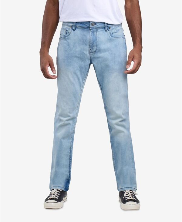 エックスレイ メンズ ボトムス デニムパンツ スリムフィット ジーンズ XRAY Men'supersoft Slim Fit Denim Jeans Light blue ブルー