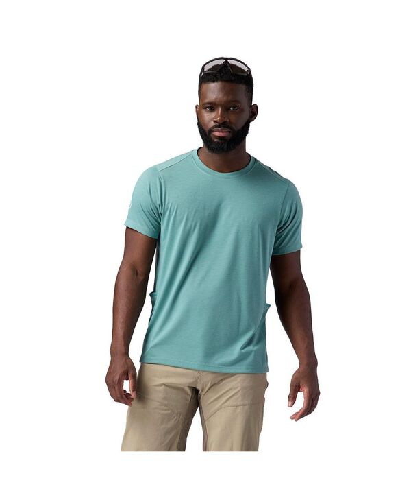 うしろ側カントリー メンズ トップス ティーシャツ ティーシャツ Backcountry Men\u0027slickrock Drirelease Tech T-Shirt Mountain Bike Jerseyshort Sleeve Oil blue 青色 Tシャツ・カットソー-トップス-メンズファッション