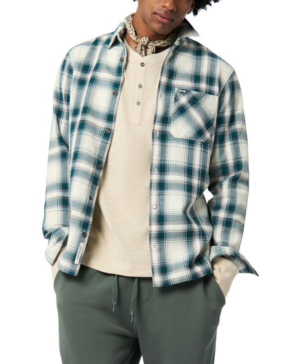 バッファロー・デイビッド・ビトン メンズ トップス シャツ Buffalo David Bitton Men's Regular-Fit Shirt Deep Teal ティール 12,464円