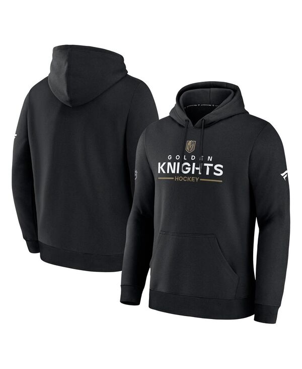 ファナティクス メンズ アウター パーカー・スウェット Fanatics Men's Black Vegas Golden Knights Authentic Pro Primary Hoodie Black ブラック