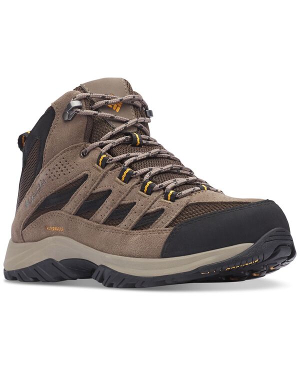 コロンビア メンズ シューズ ブーツ・レインブーツ Columbia Men Crestwood Waterproof Mid Hiking Boot Cordovan Squash