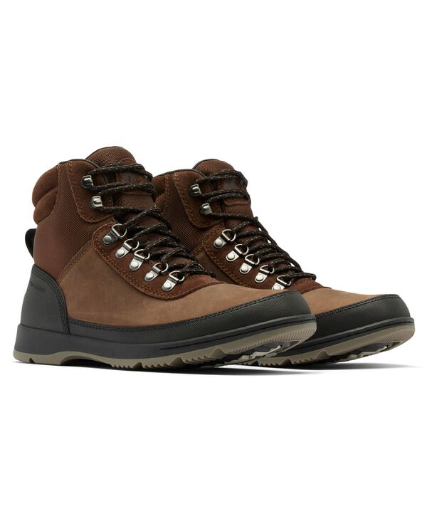 ソレル メンズ シューズ ブーツ・レインブーツ プラスサイズ Sorel Men's ANKENY II HIKER PLUS Waterproof Boots Tobacco/ Black ブラック