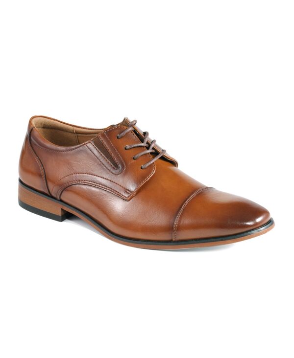 ゲス メンズ シューズ オックスフォード キャップ レース GUESS Men'sulai Cap Toe Lace Up Dress Oxfords Medium Brown ブラウン