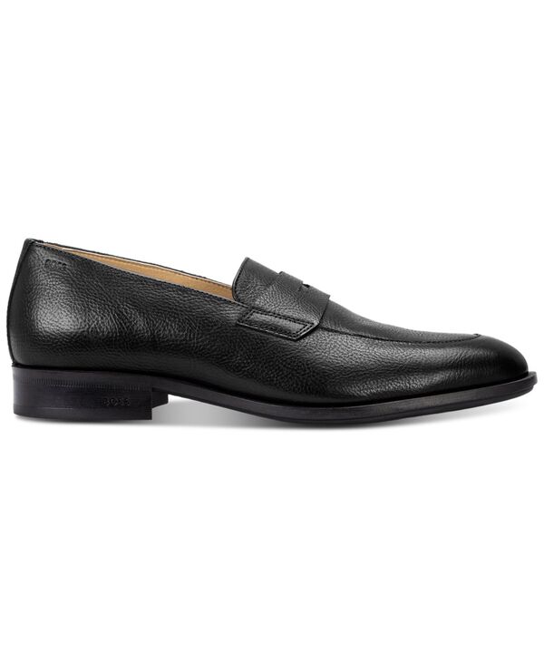ヒューゴボス メンズ シューズ スリッポン・ローファー Hugo Boss Men's Colby Slip-On Penny Loafers Black ブラック